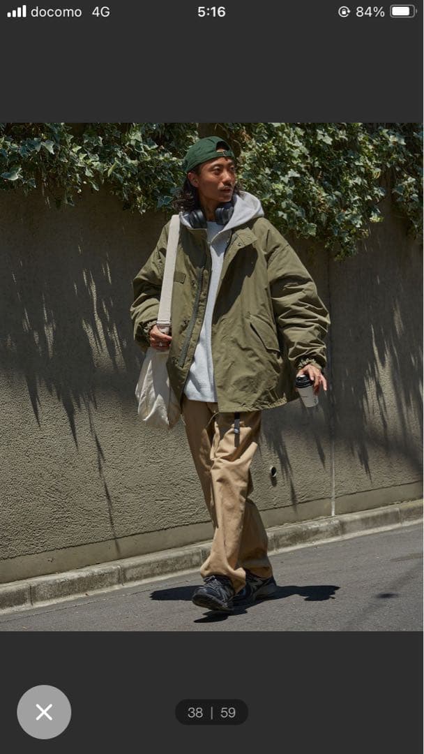 フリークスストア ショートモッズコート S