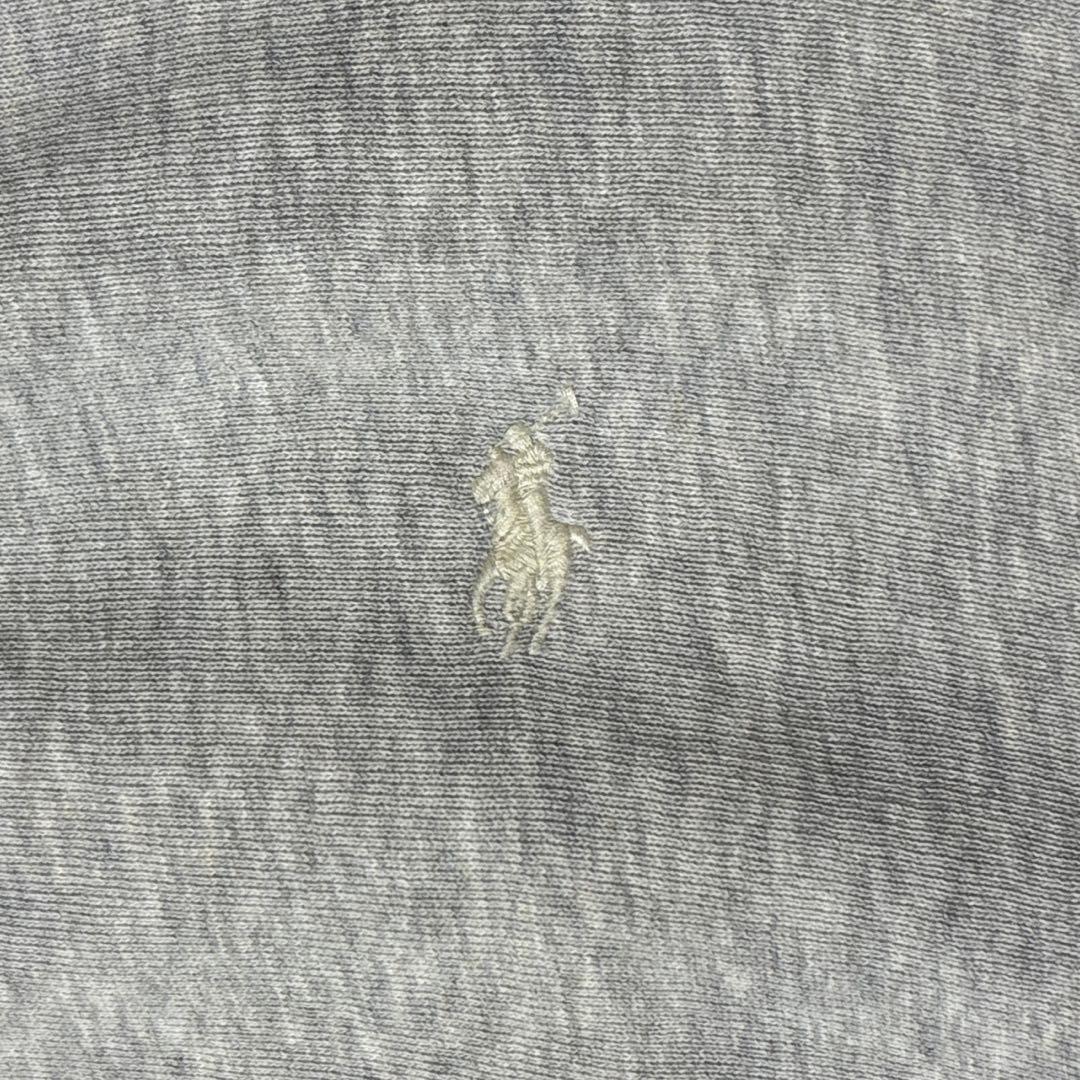 00s Polo Ralph Lauren グレー フルジップ パーカー 短丈