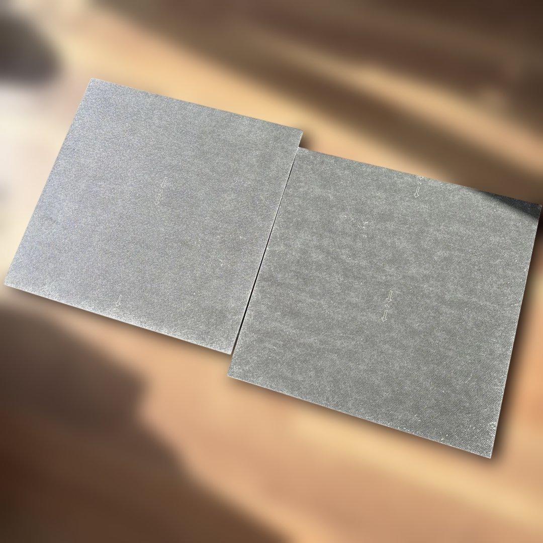 防音　防ダニ　防炎　洗えるカーペット　茶　静床ライト 品番N20 12枚セット