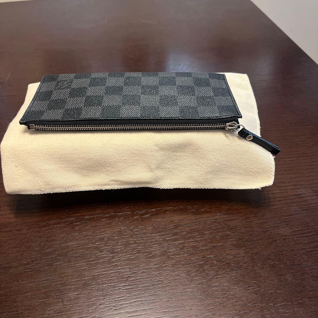 Ｔ2ルイヴィトン　ダミエ　グラフィット　ロン　モデュラブル　ケース