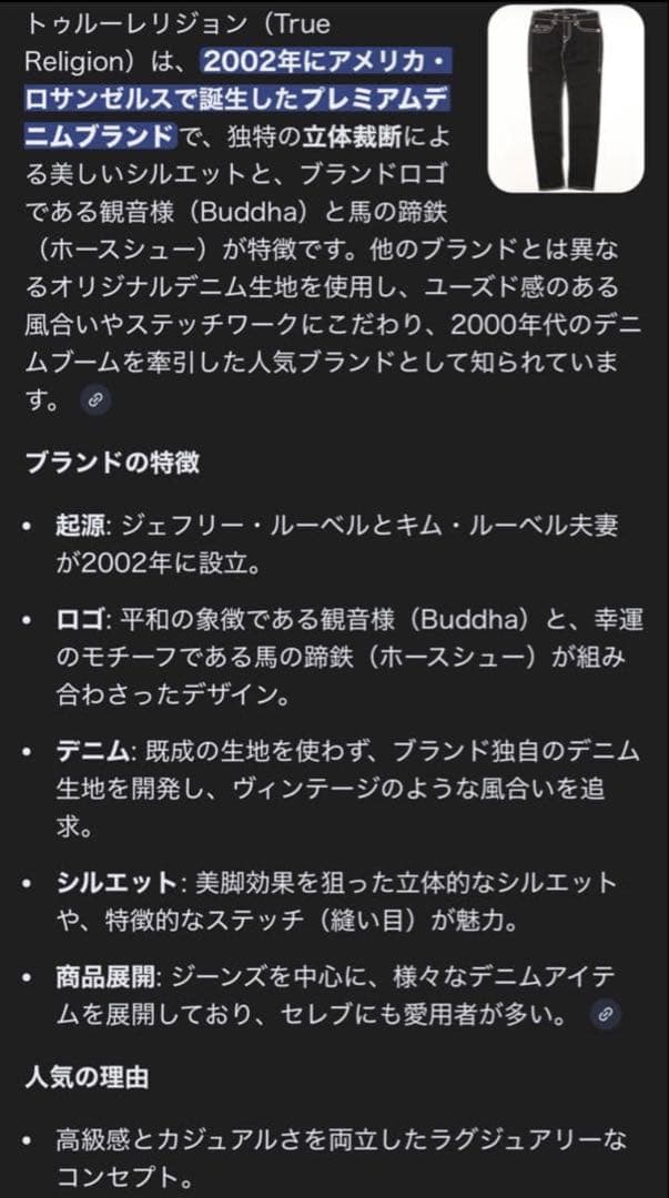 小銭のファン⭐️激レア⭐️TRUE RELIGION JOEY BIG T