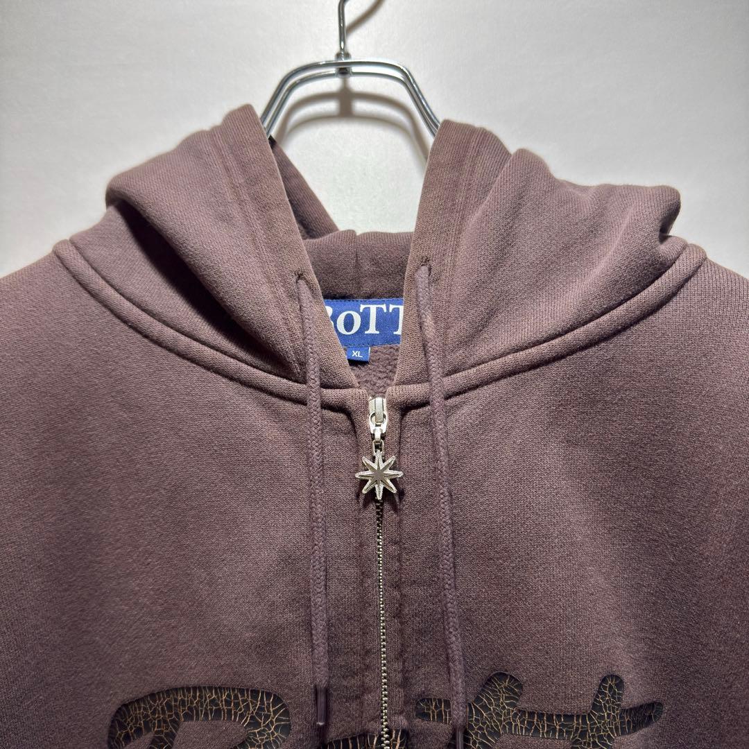 トップス BoTT / Washed Script Logo Zip Hoodie