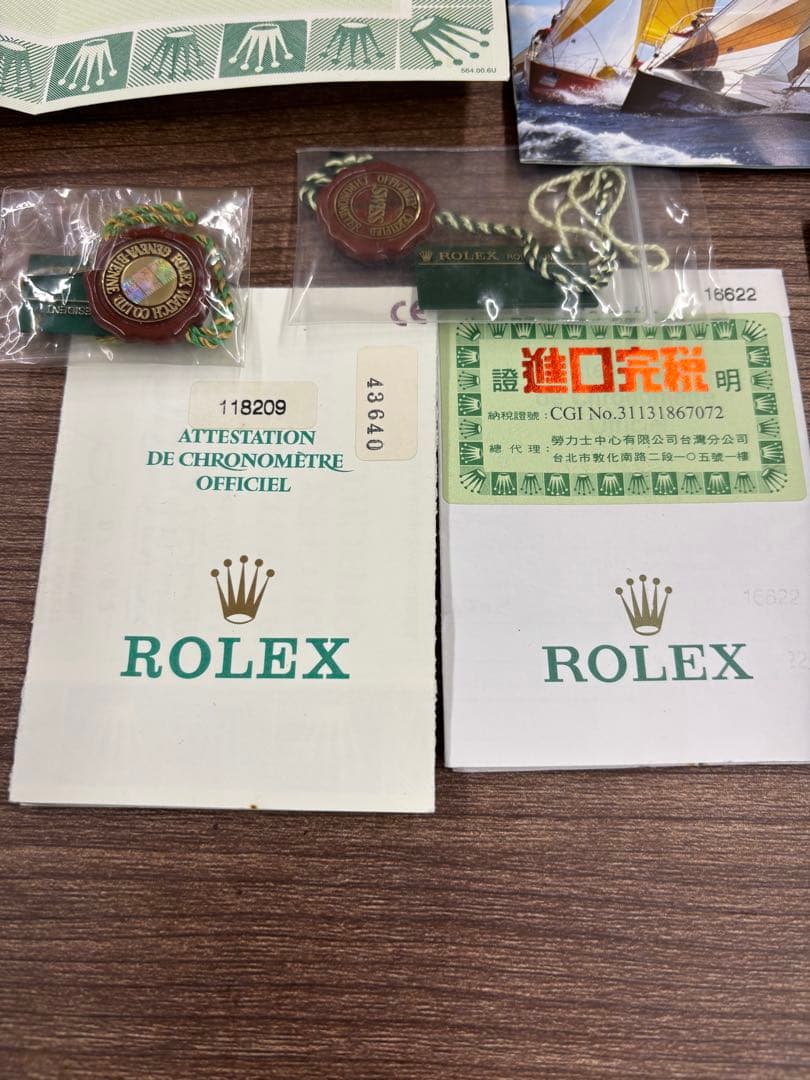 ROLEX 保証書・説明書 セット