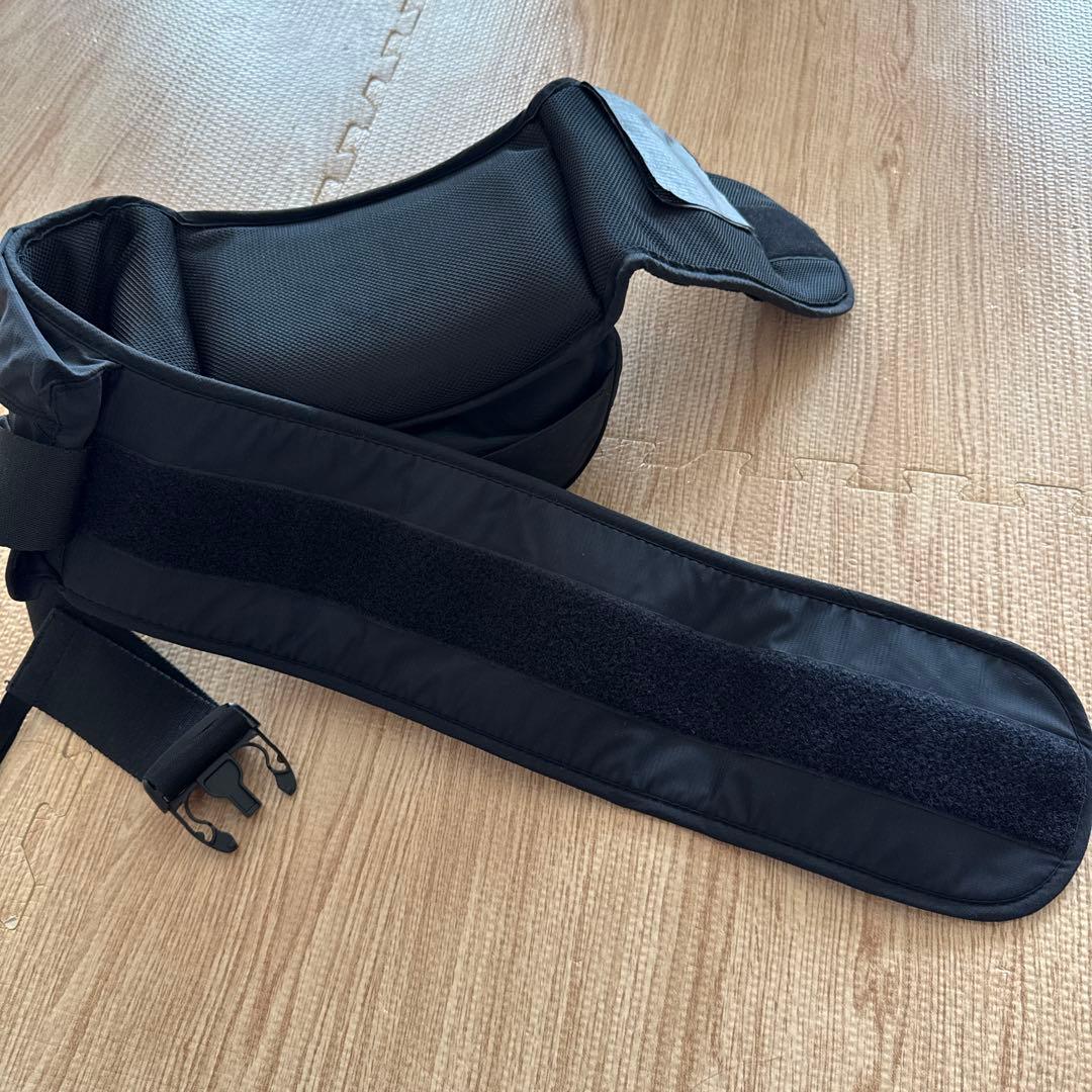 ポルバン アドバンス ヒップシート　ブラック　別売り専用シングルショルダーつき