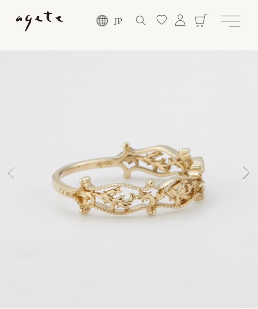 アクセサリー agete Ring