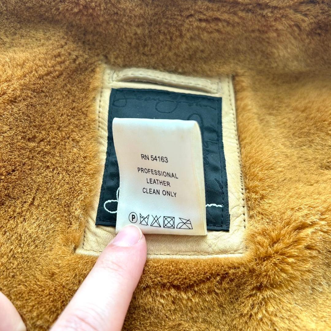 【希少】ショーンジョン リアルレザー ムートンジャケット XL