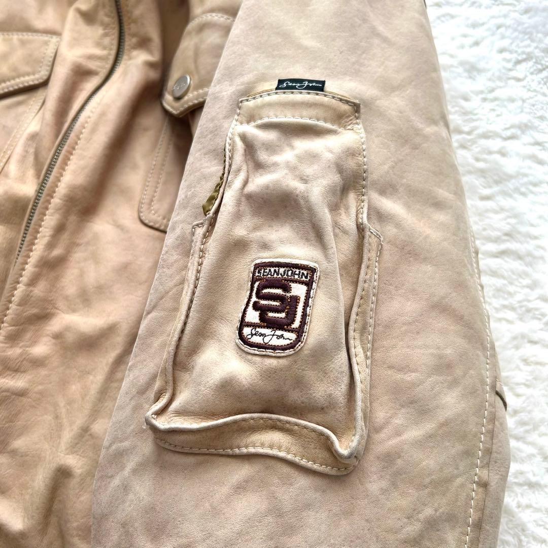 【希少】ショーンジョン リアルレザー ムートンジャケット XL