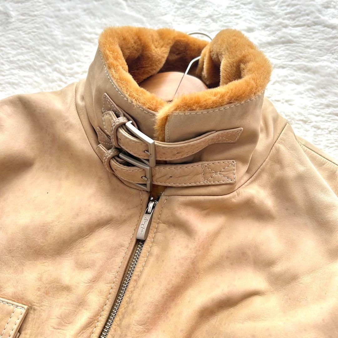 【希少】ショーンジョン リアルレザー ムートンジャケット XL