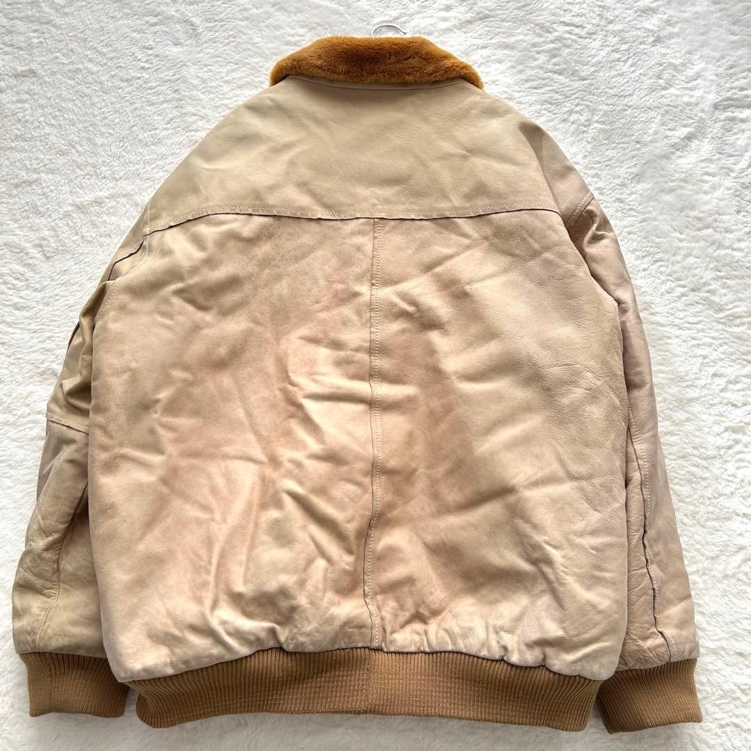 【希少】ショーンジョン リアルレザー ムートンジャケット XL