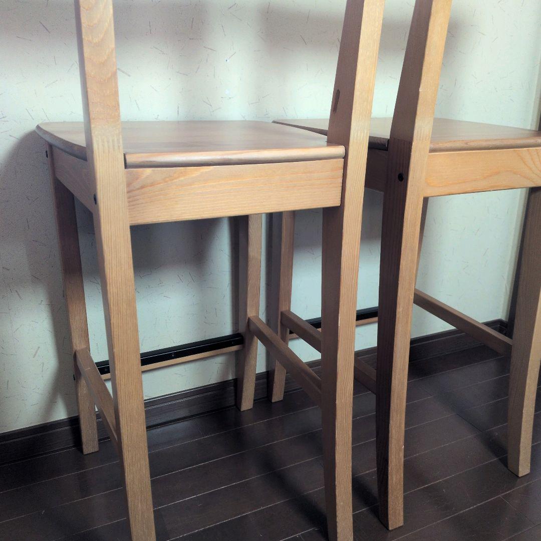 【良品】IKEA インゴルフ カウンターチェア INGOLF 63cm　2脚