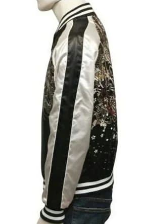 華鳥風月 兄弟ブランド 朧 双龍 龍 総刺繍 スカジャン XL