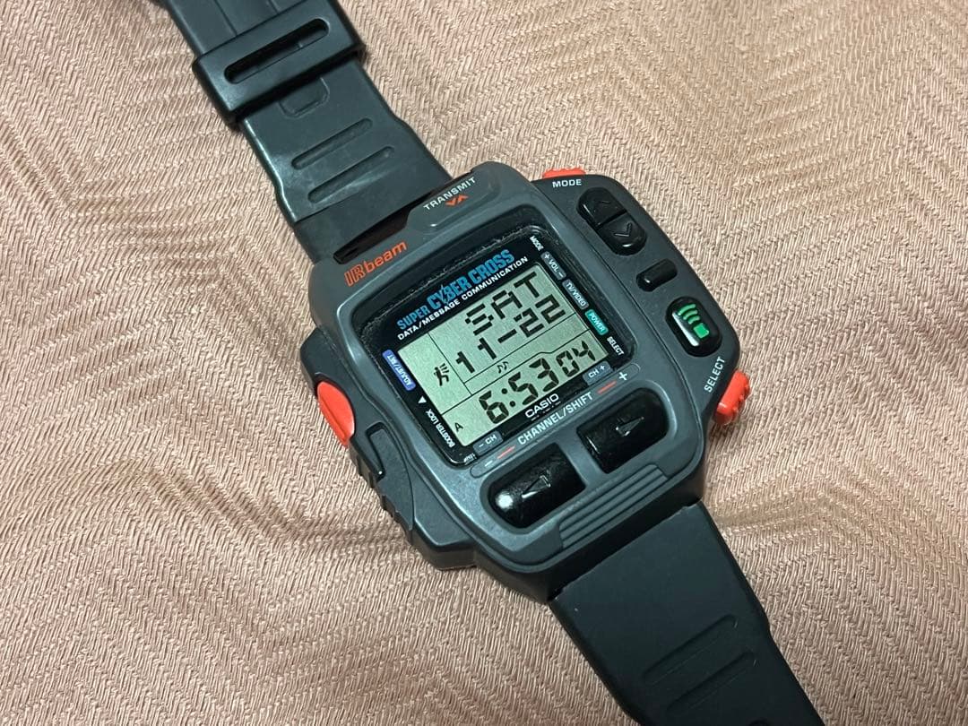 激レア CASIO SUPERCYBER CROSS 光通信ウォッチJG-200