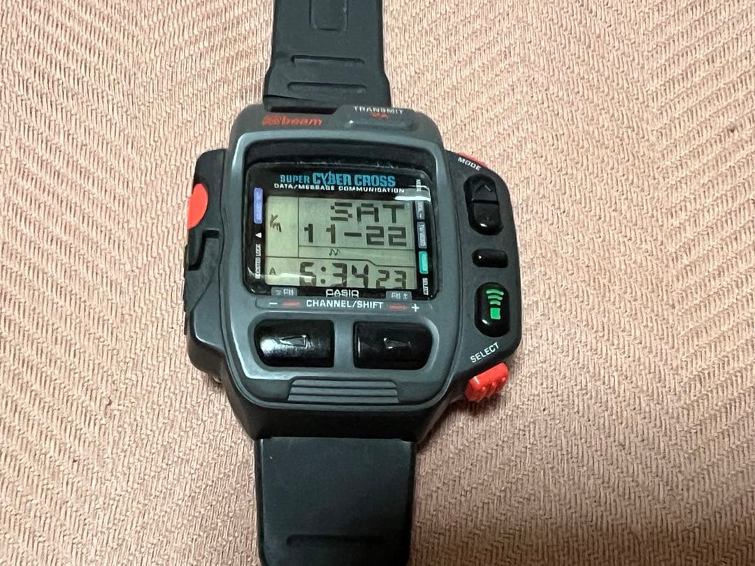 激レア CASIO SUPERCYBER CROSS 光通信ウォッチJG-200