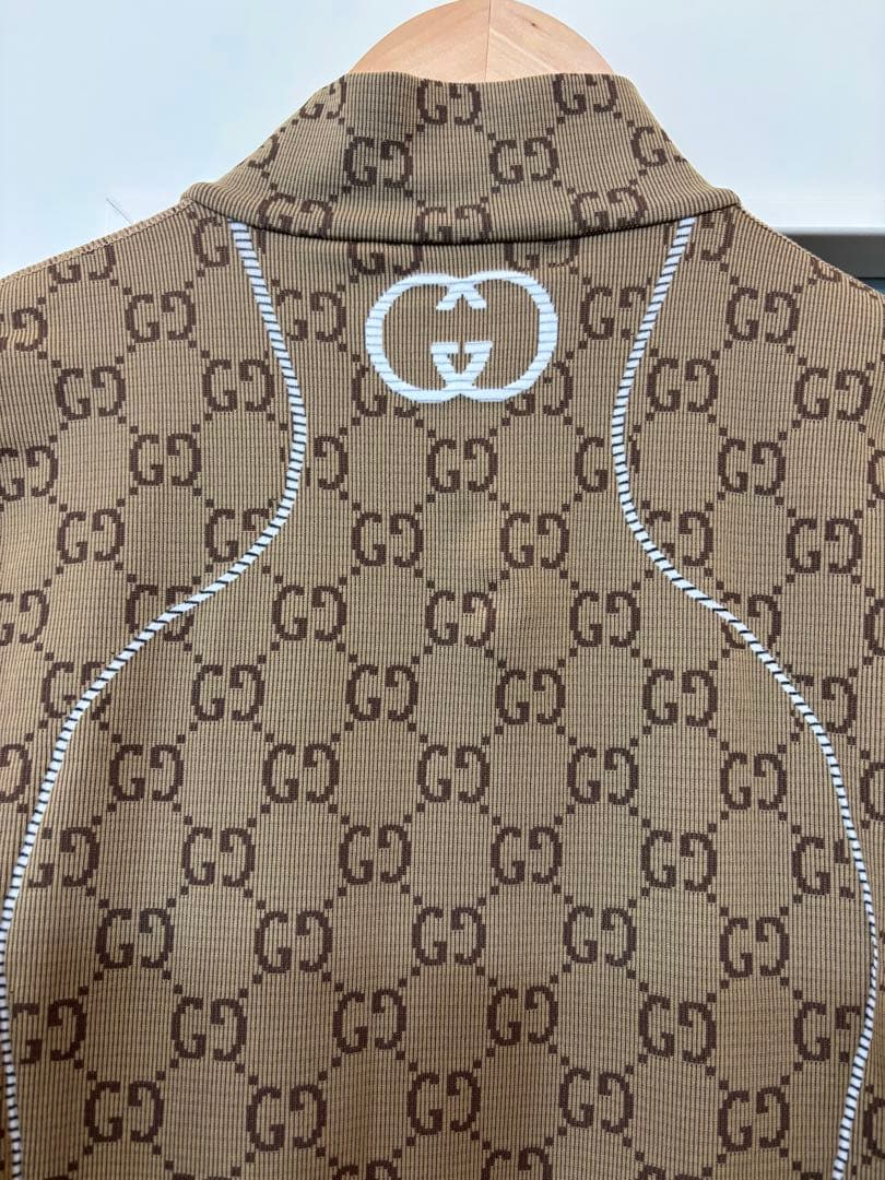 K*S様 【新品】Gucci グッチ GGパターン長袖ミニワンピース　タイトワン