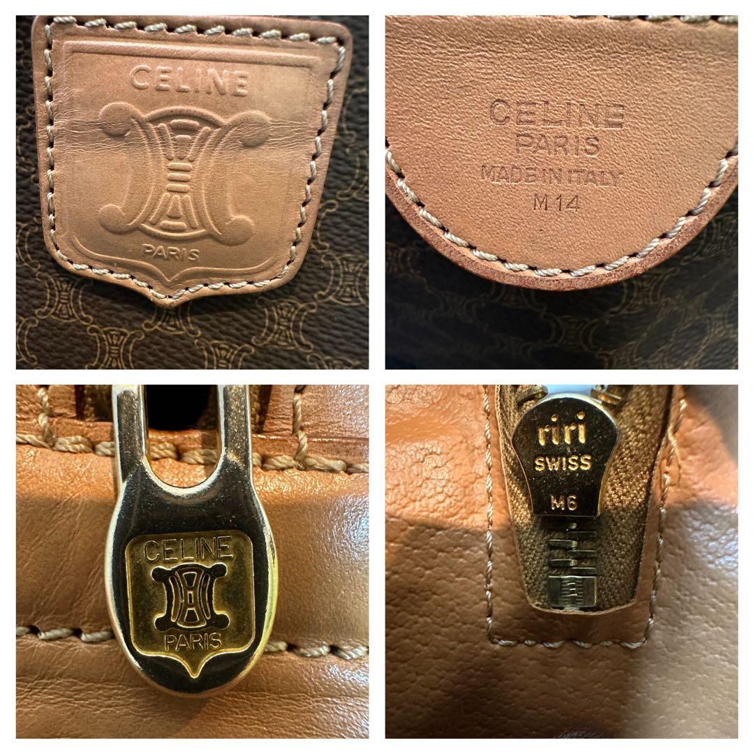 CELINE セリーヌ　ミニボストンバッグ　ハンドバッグ　マカダム　M14