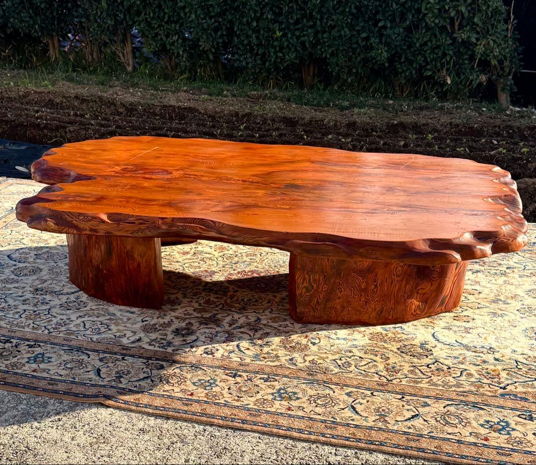 ゆきおです！屋久杉 無垢一枚板 座敷机 座卓 幅173cm 希少