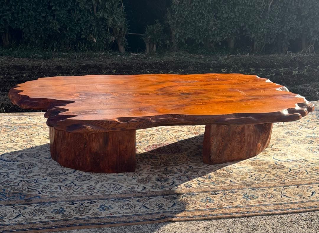 ゆきおです！屋久杉 無垢一枚板 座敷机 座卓 幅173cm 希少