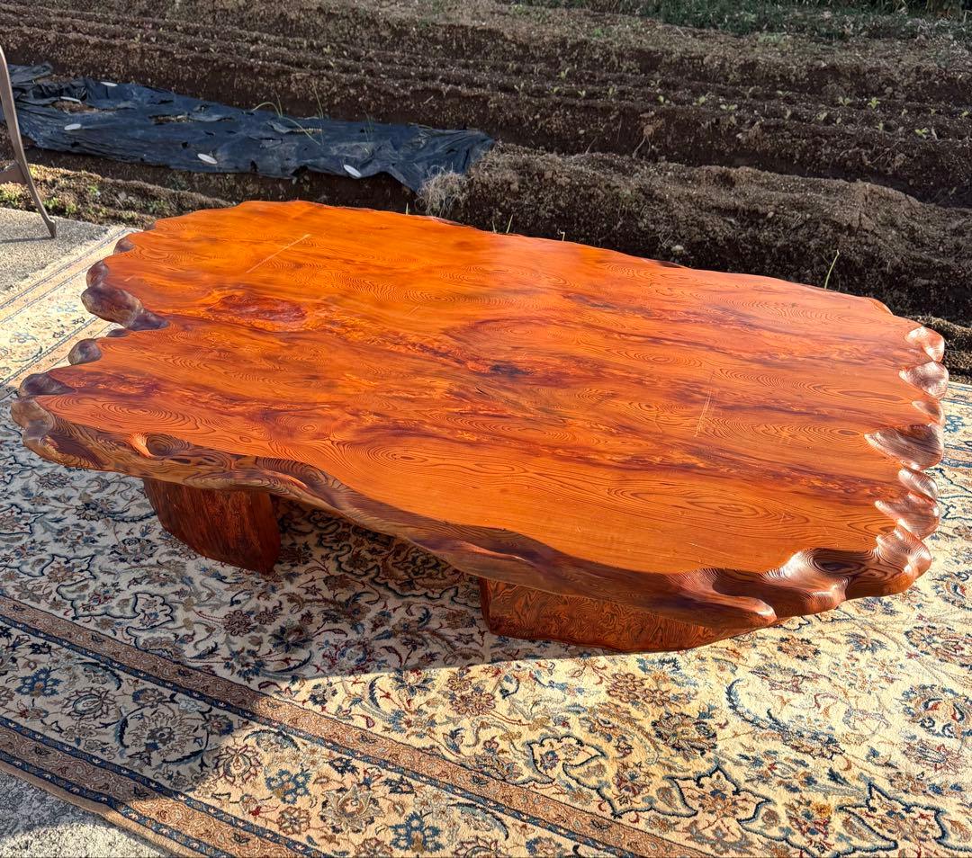 ゆきおです！屋久杉 無垢一枚板 座敷机 座卓 幅173cm 希少