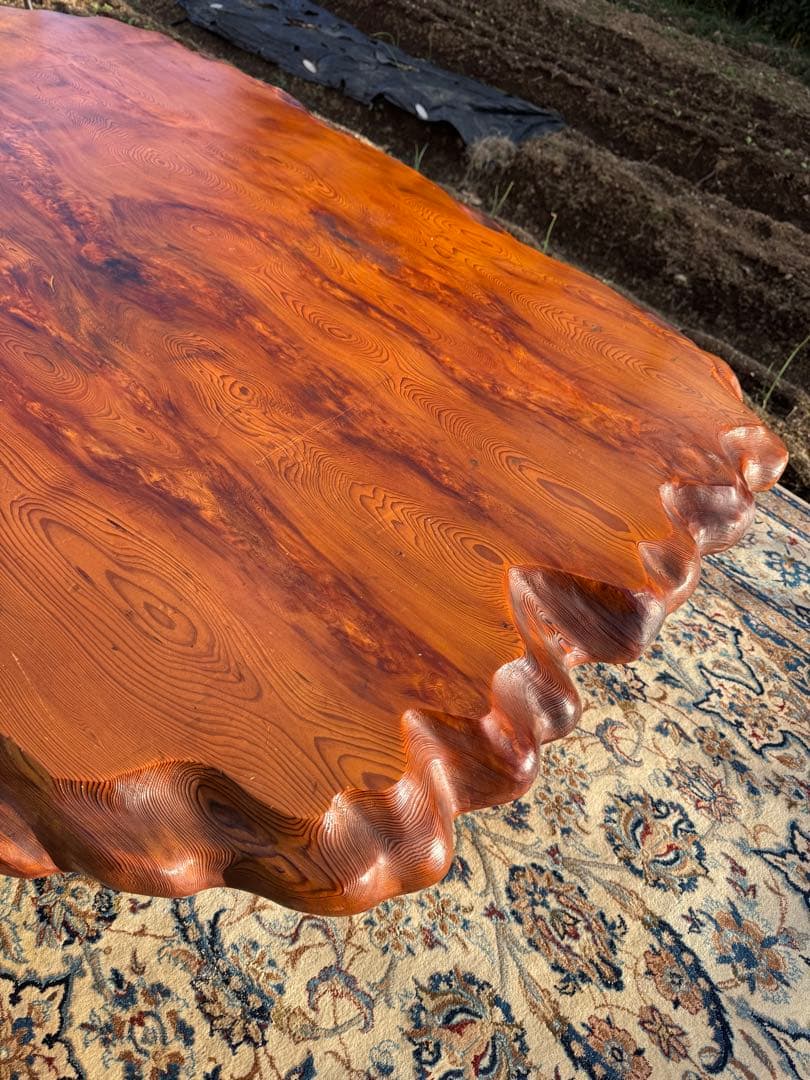 ゆきおです！屋久杉 無垢一枚板 座敷机 座卓 幅173cm 希少