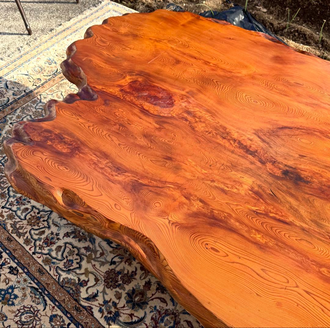 ゆきおです！屋久杉 無垢一枚板 座敷机 座卓 幅173cm 希少