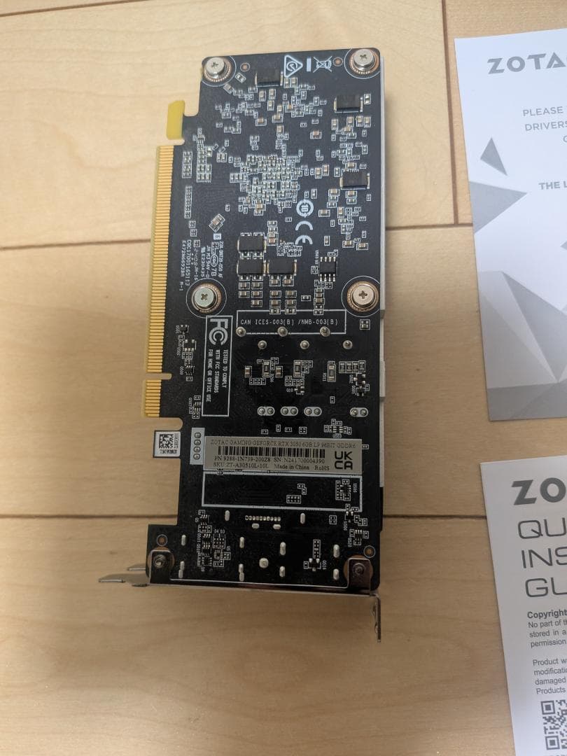 グラフィックボード・グラボ・ビデオカード ZOTAC GAMING GeForce RTX 3050 6GB LP