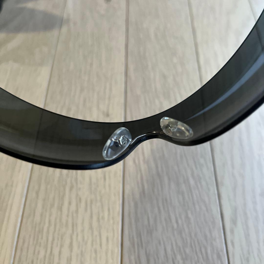 CHANEL シールドサングラス ブラック ケース付