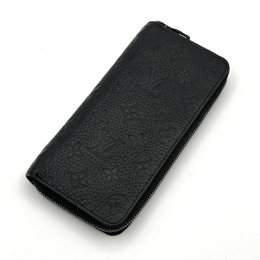 【極美品】ルイヴィトン トリヨン ヴェルティカル 長財布 メンズ ブラック 黒