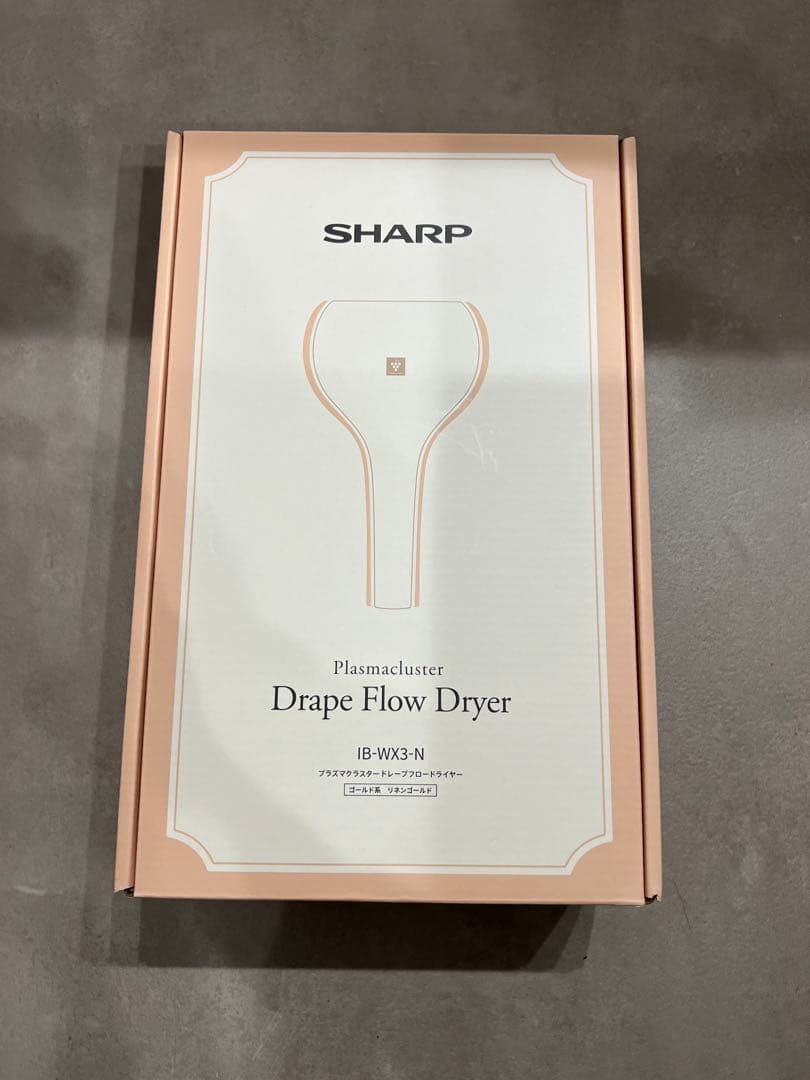 SHARP IB-WX3-N プラズマクラスタードライヤー　リネンゴールド