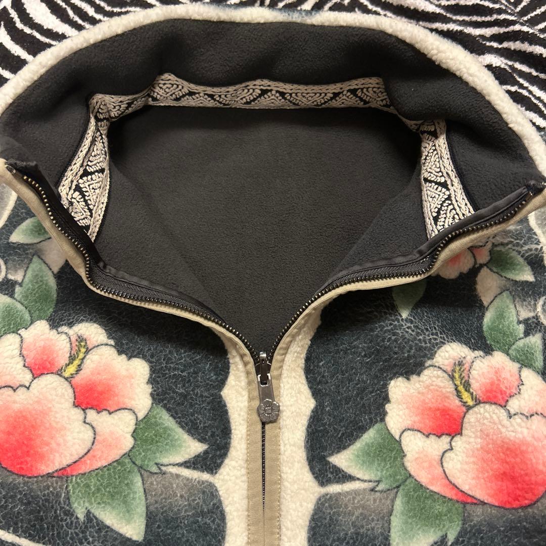 ビンテージ 入れ墨 フリースジャケット vintage USA古着 TATTOO