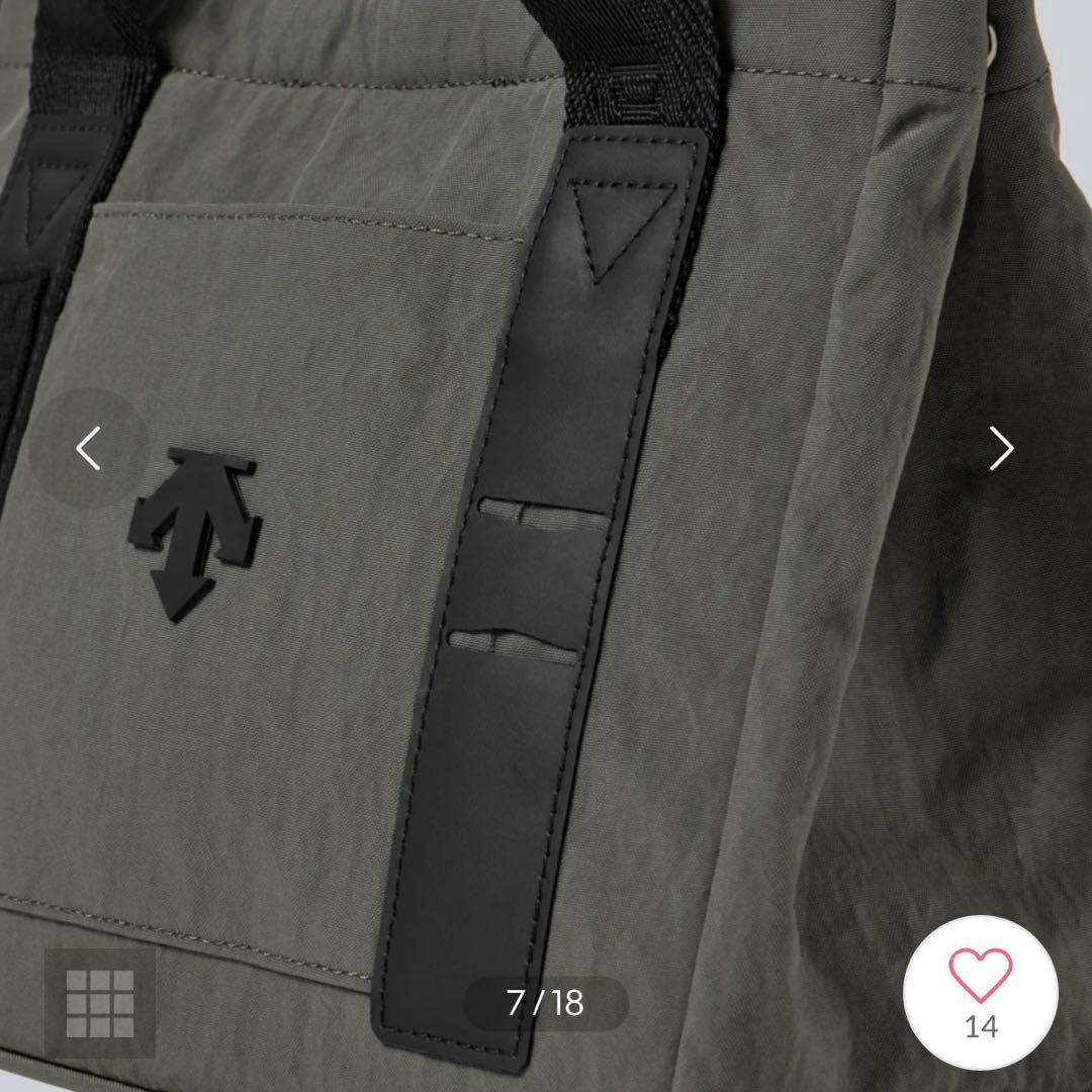 新品タグ付き2025年冬新作デサントゴルフカードバッグ　グレー