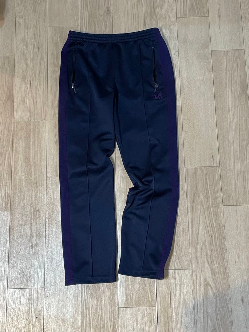 【TIME SALE】Needles トラックパンツ 紺 紫 S