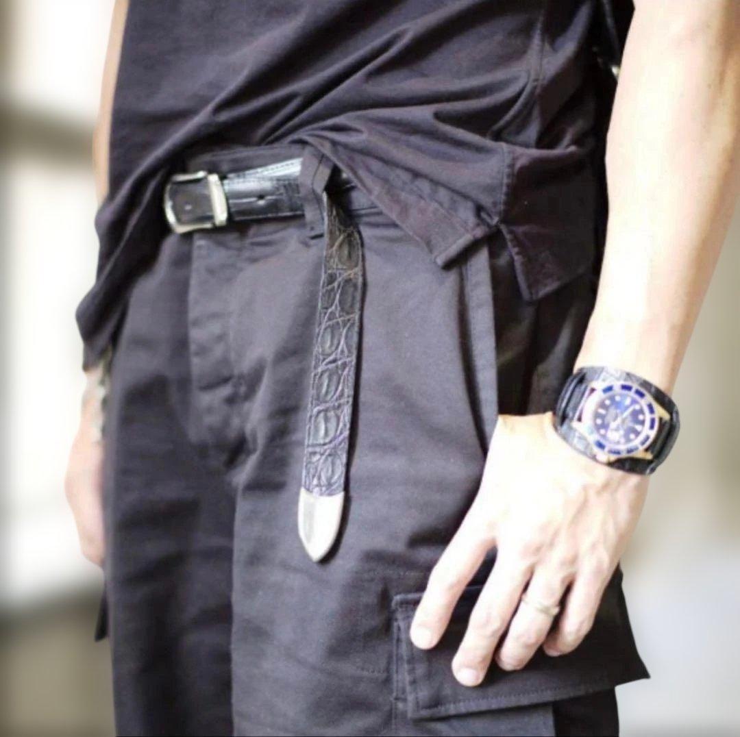 THE SOLE クロコダイル プンターレベルト 80サイズ