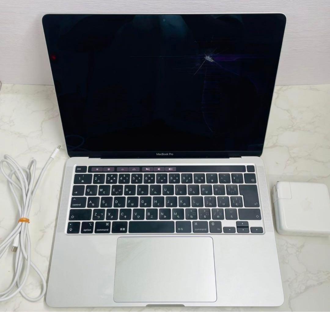 MacBook Pro M1 8G256G 液晶割れ外部モニター出力OK 動作品