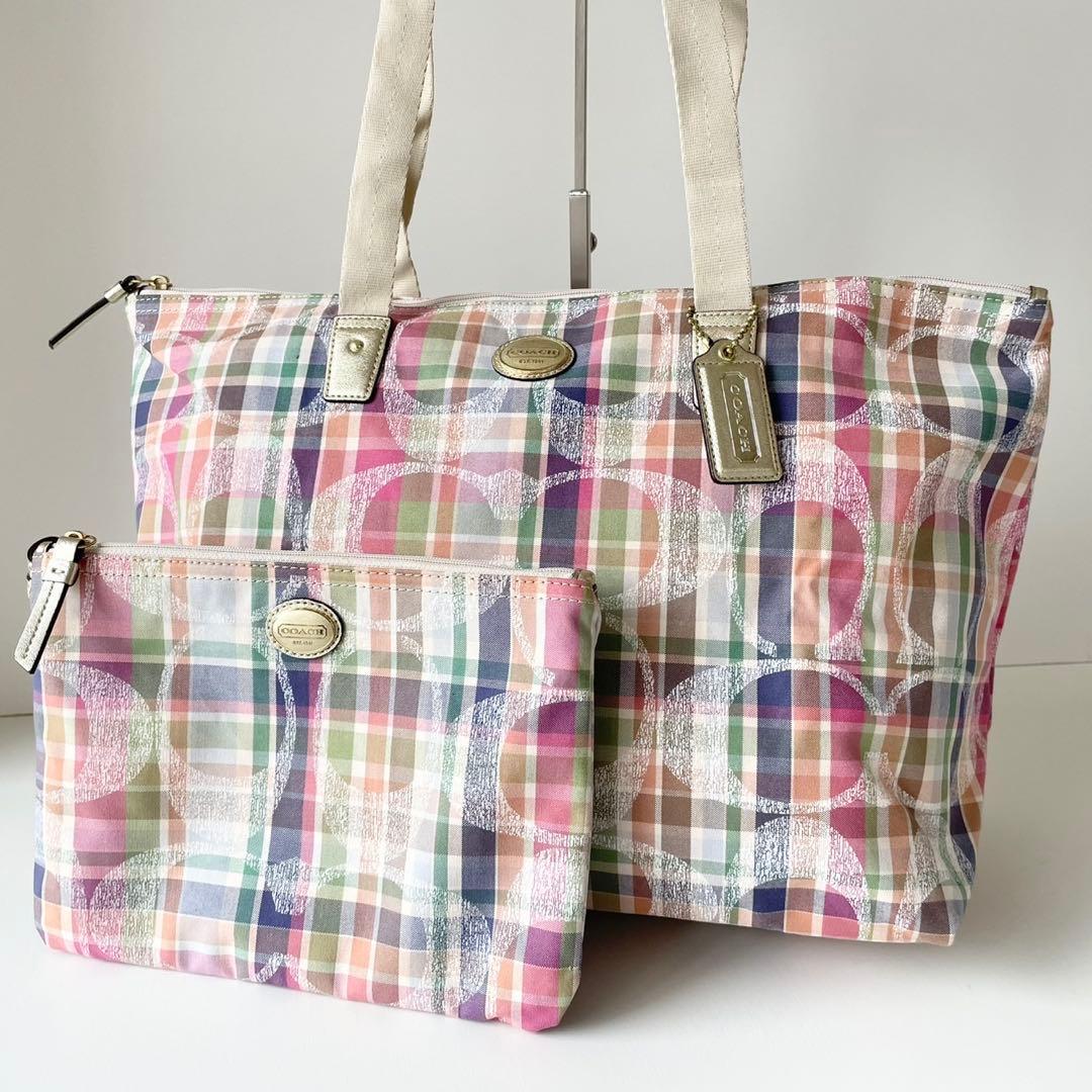 【新品】COACH トートバッグ 大容量 旅行バッグ マザーズバッグ