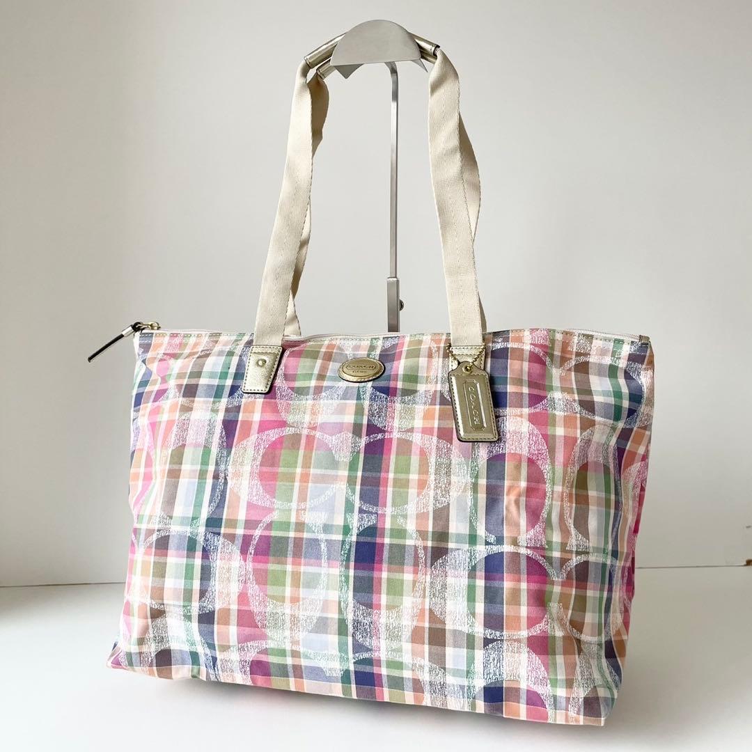 【新品】COACH トートバッグ 大容量 旅行バッグ マザーズバッグ