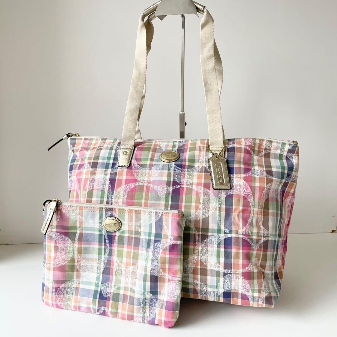 【新品】COACH トートバッグ 大容量 旅行バッグ マザーズバッグ