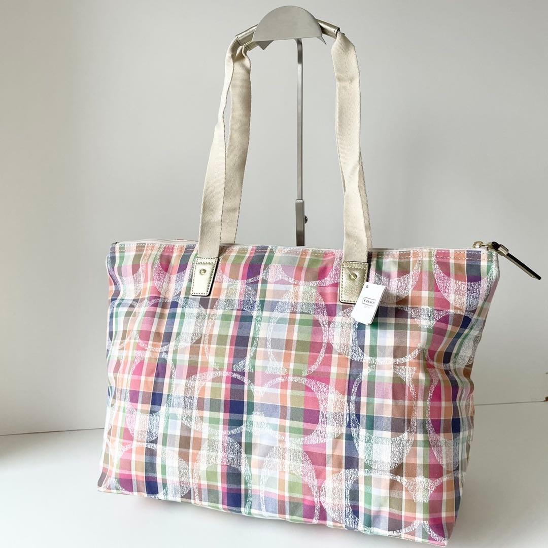 【新品】COACH トートバッグ 大容量 旅行バッグ マザーズバッグ