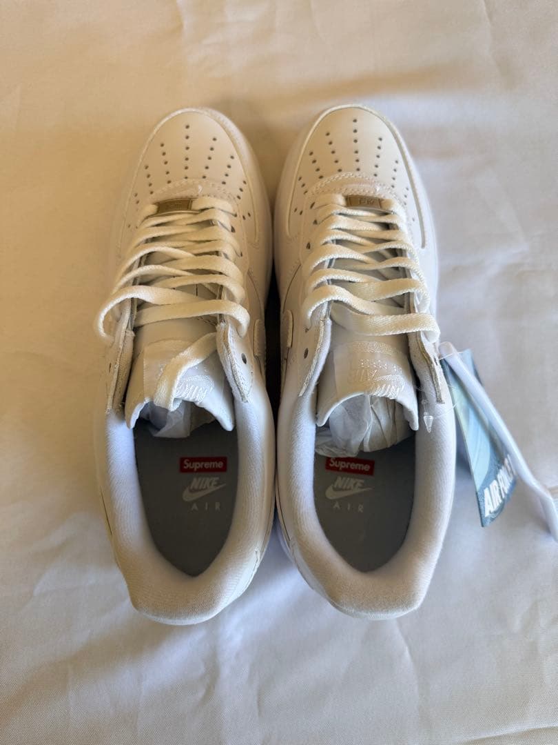 新品未使用 Supreme×Nike AF1 Low 白 26cm 箱付