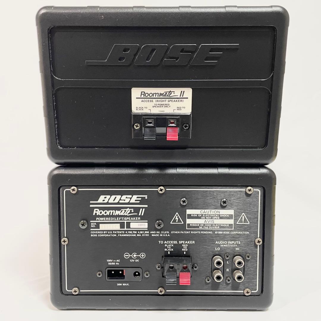 【美品】BOSE ルームメイトⅡアンプ内蔵スピーカー ペア　roommate2