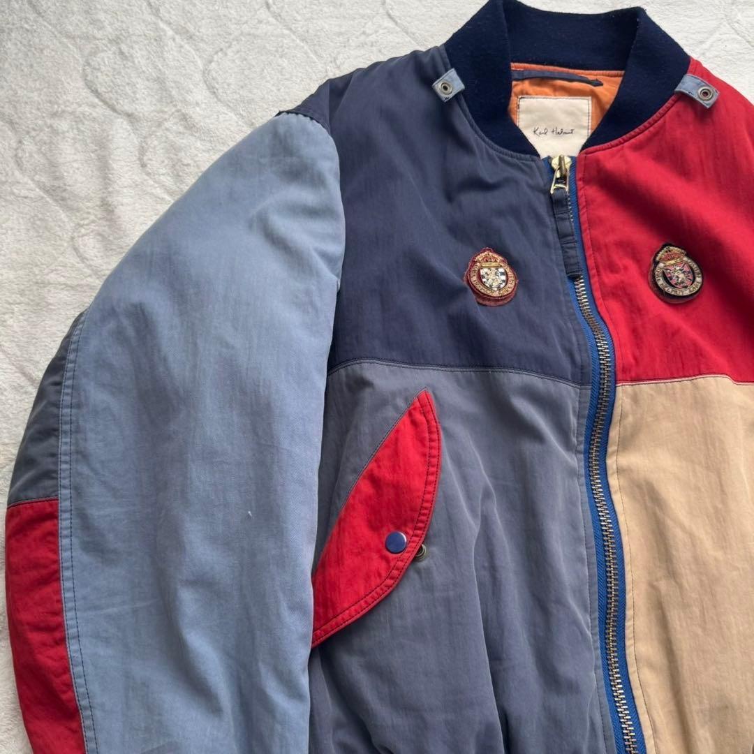 Karl Helmut カールヘルム　マルチカラー ボンバージャケット