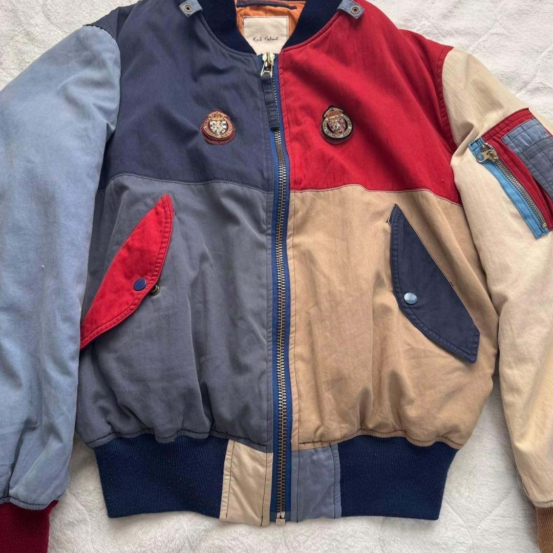 Karl Helmut カールヘルム　マルチカラー ボンバージャケット