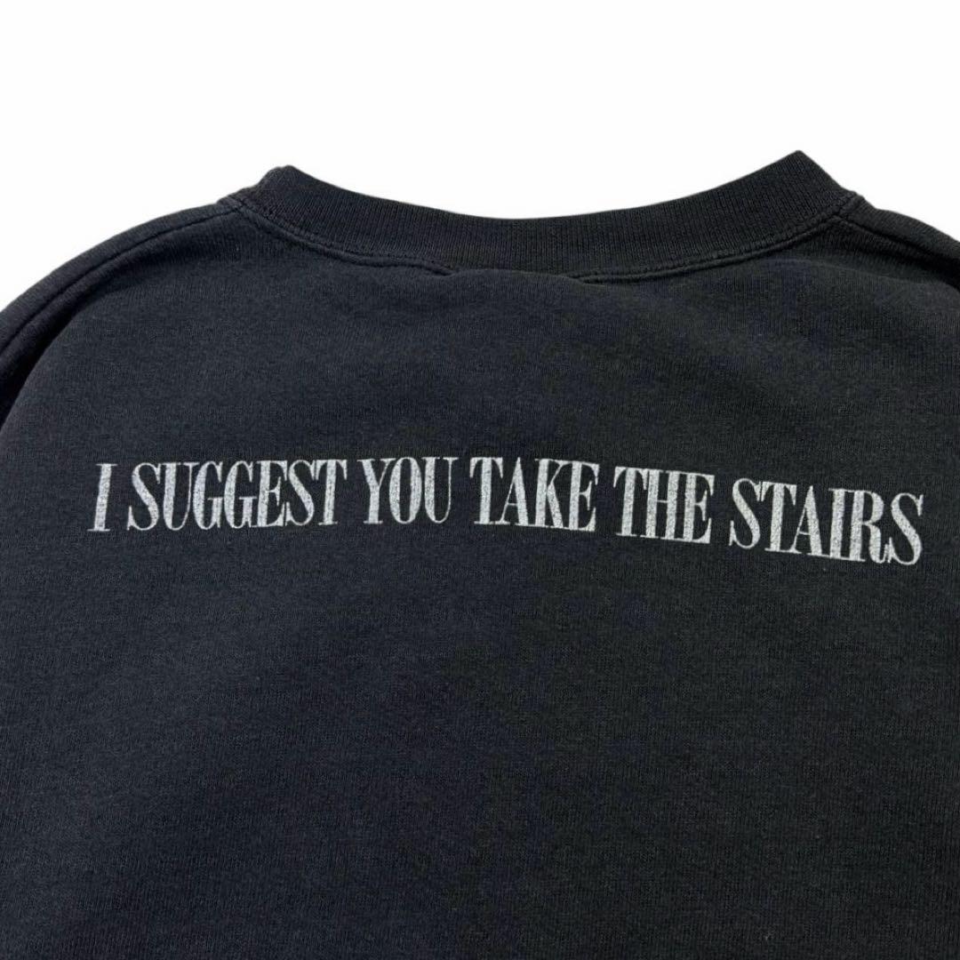 90s Disney タワーオブテラー ミッキー スウェット フェード 黒