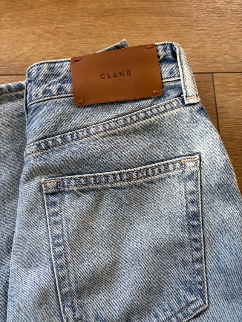 パンツ clane second denim parts 1