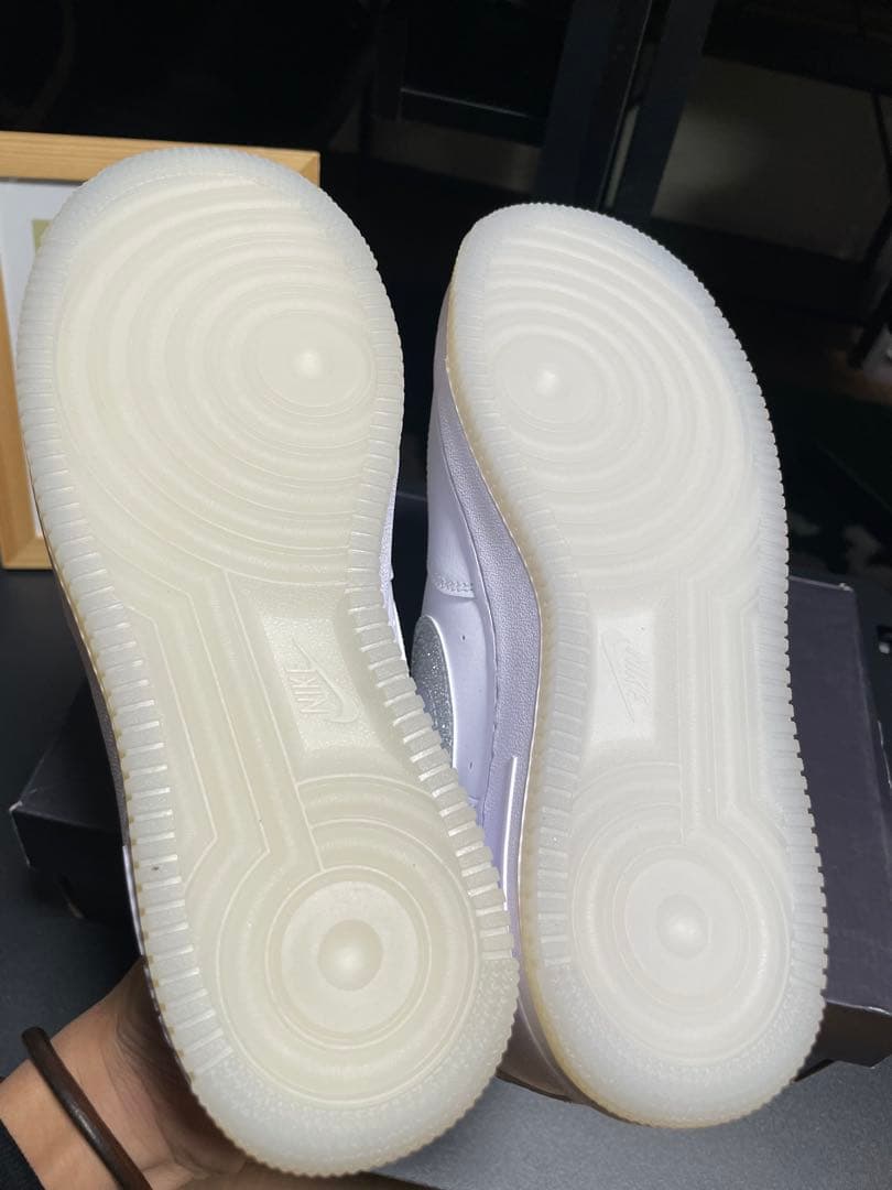 ナイキ ウィメンズ エアフォース1 '07 LX \"ホワイト/クールグレ-