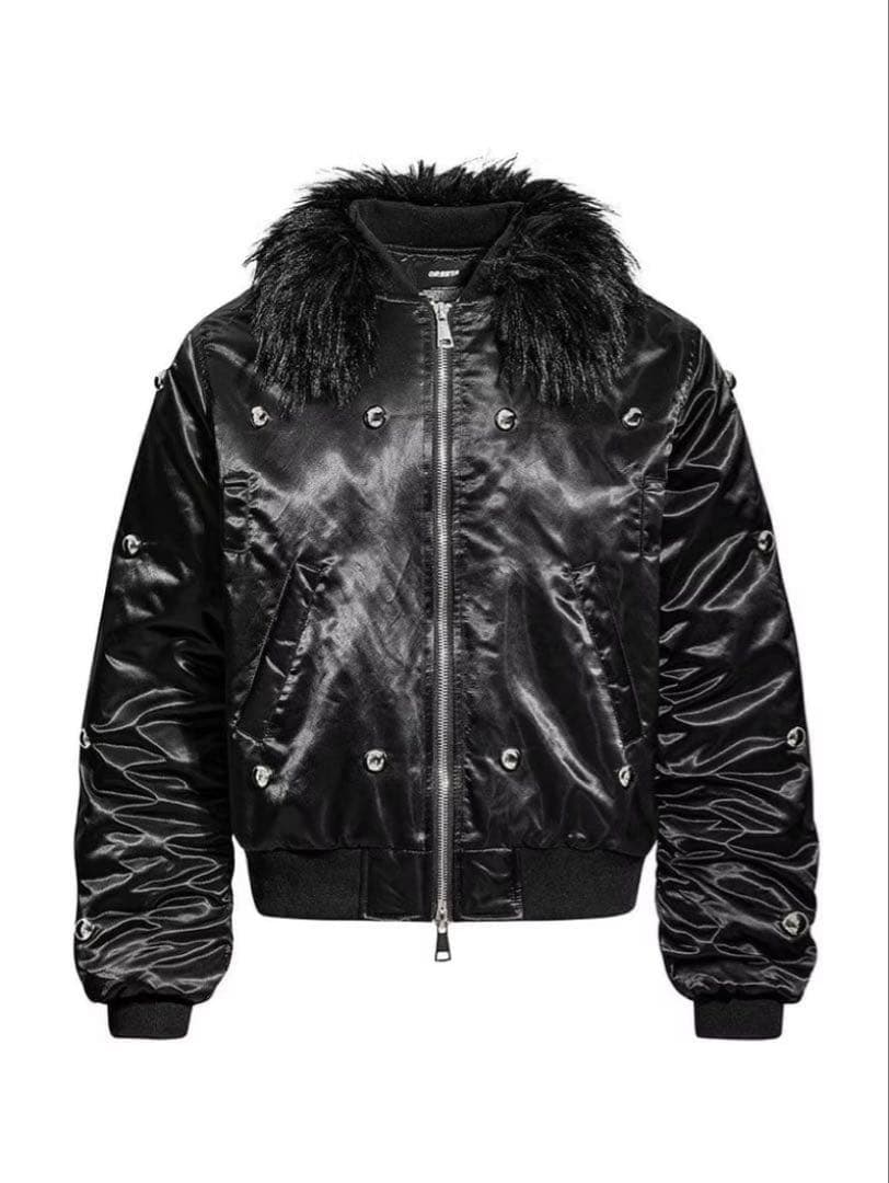 Selonid（セロニッド）ファー付きブラックジャケット