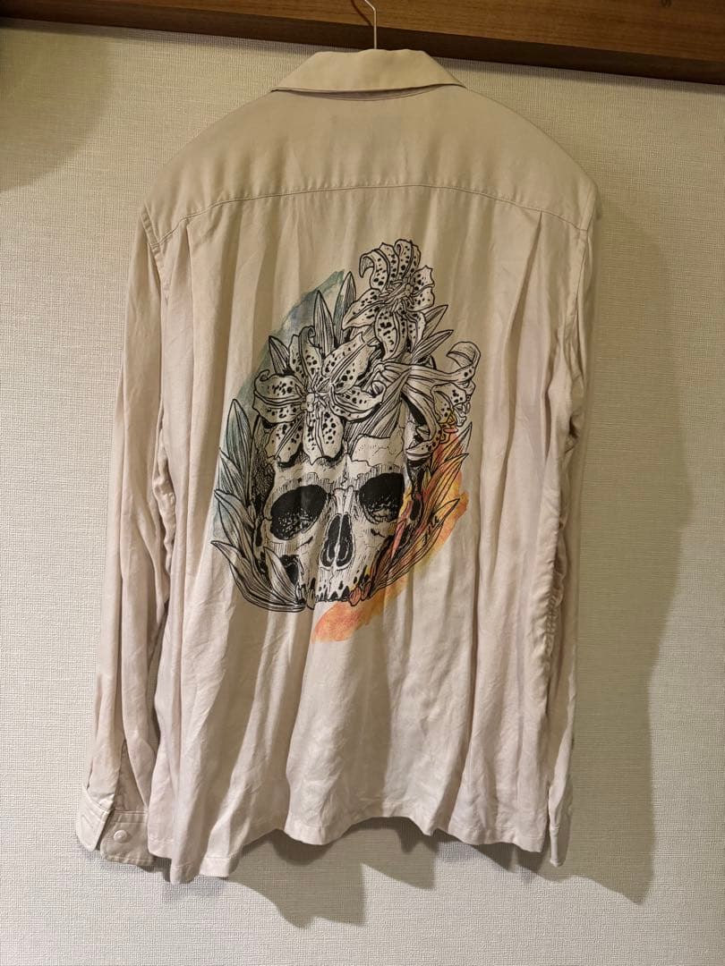 SUNDINISTA EXPERIENCE スカルデザイン 長袖シャツ