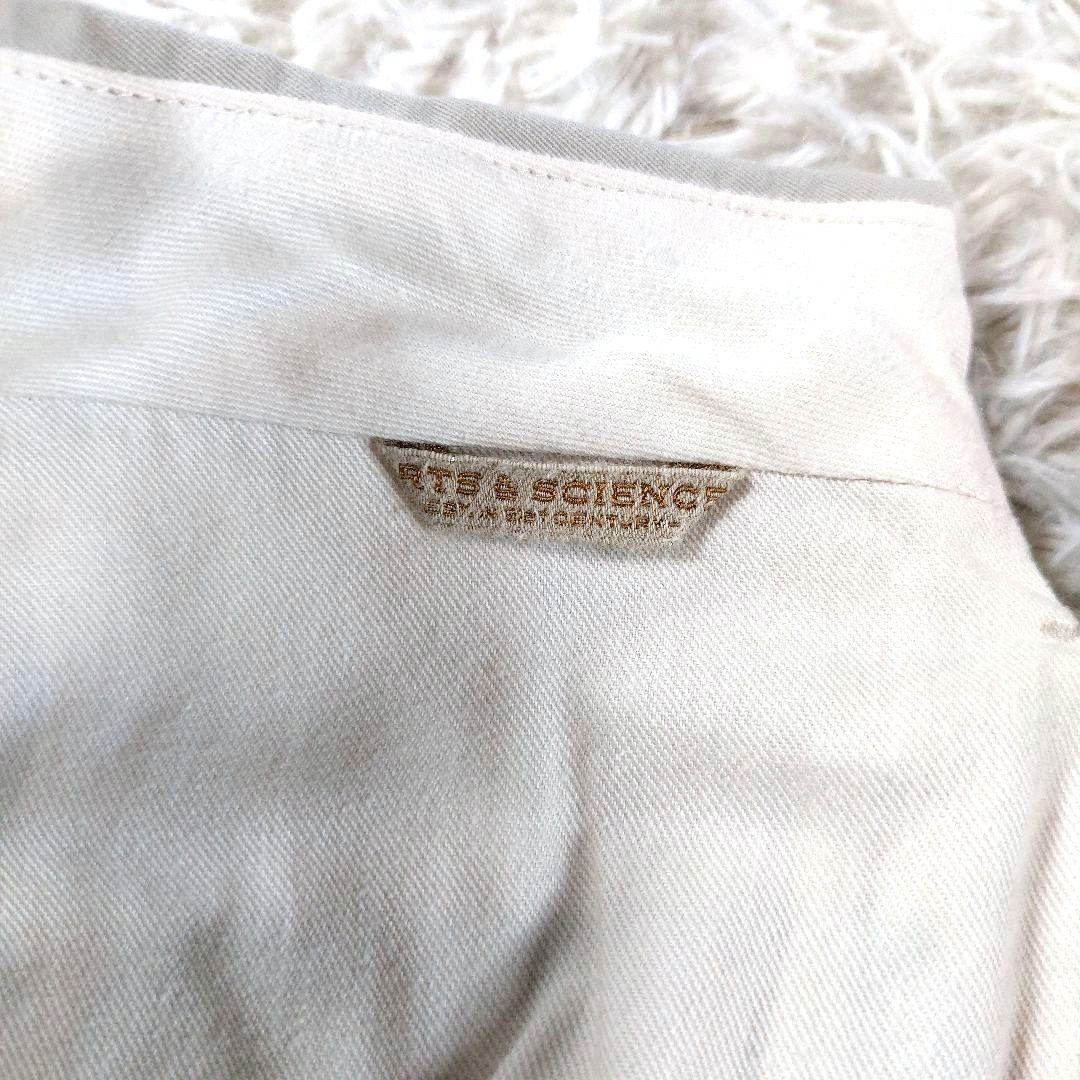 アーツアンドサイエンス コットンツイル 高密度チノテーパードパンツ ベージュ 2