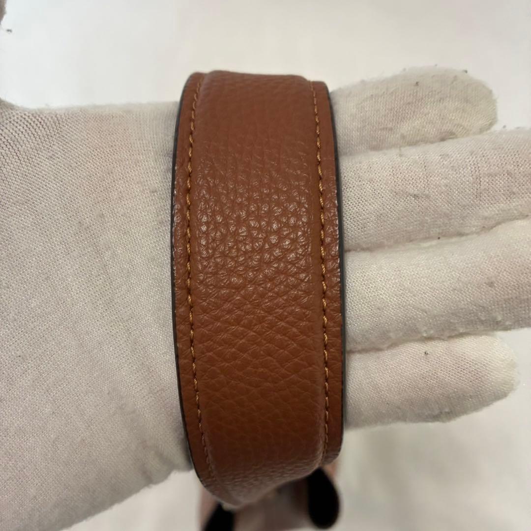 【極美品】コーチ 81122 タウンバケットバッグ 2way ハンドバッグ 茶