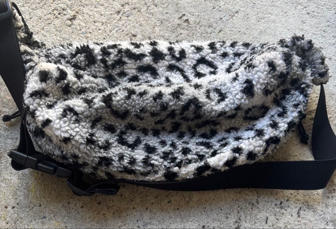 希少完売品 17fw Leopard Fleece WaistBag