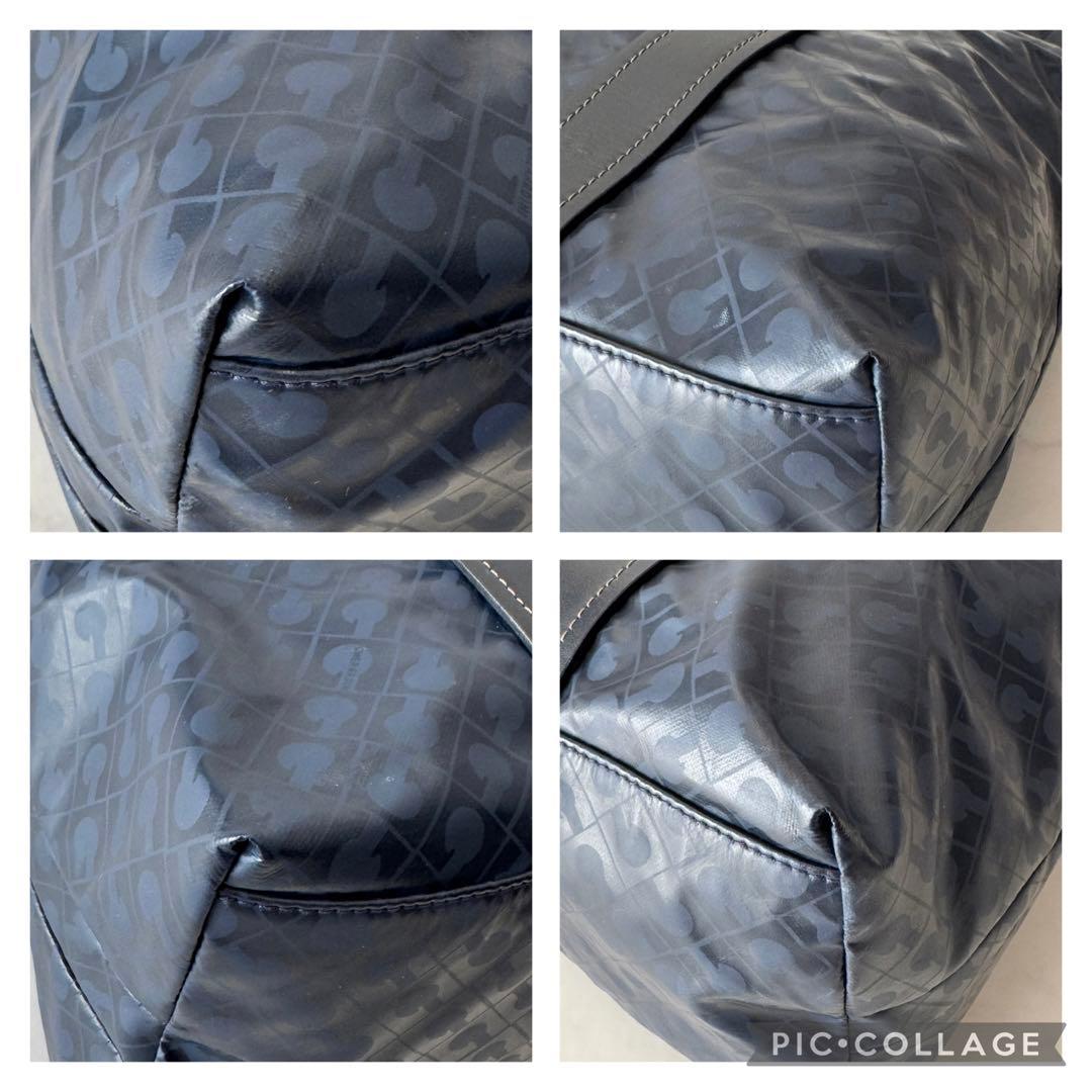 ゲラルディーニ　ソフティ トート　ハンドバッグ ロゴ総柄 ナイロン　マルチカラー